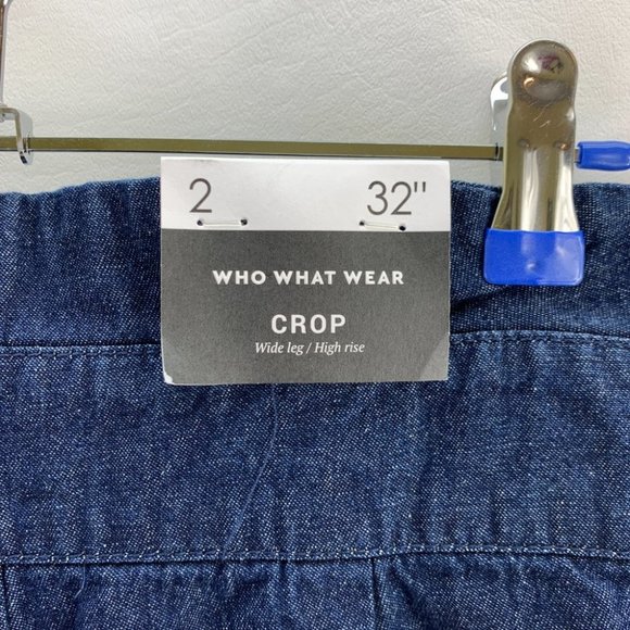 Who What Wear Wide Leg Crop 2 32" #D1-084 - Picture 4 of 9